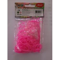   loombandjes jelly roze