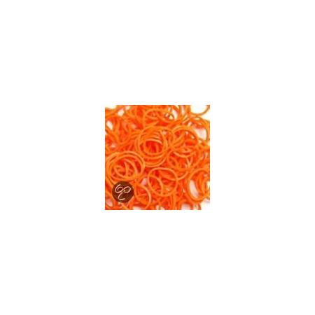 Loom bandjes - 600 stuks - Oranje