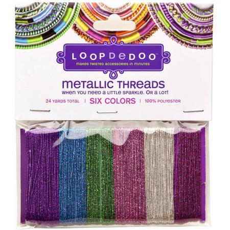Loopdedoo Metallic Draad - Polyester - Voor armbanden