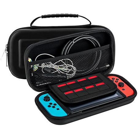 Nintendo Switch Case - Opberghoes Game Console Nintendo - Stevige Beschermhoes - Zwart