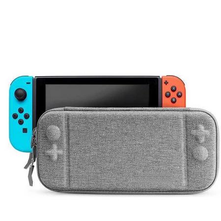 Nintendo Switch Opberghoes - Beschermhoes - Hard Case - Grijs