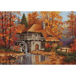 Autumn Landscape - Borduurpakket met telpatroon - Luca-S - B481