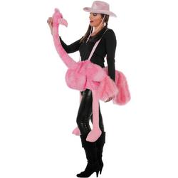 Roze struisvogel kostuum