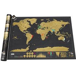 Luckies Kras Wereldkaart - Scratch Map Deluxe