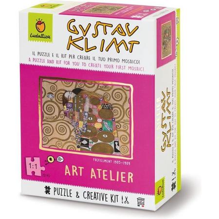 Ludattica Puzzel & Creatieve Set Art Atelier Gustav Klimt 252 st