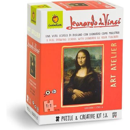 Ludattica Puzzel en Creatieve Set Art Atelier Leonardo Da Vinci 252 st