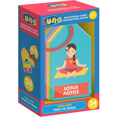 Luna Educatieve Kaarten Yoga Kids Junior 6 X 11 X 18 Cm