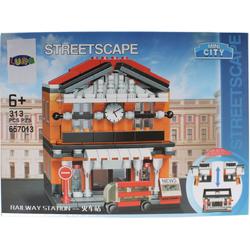 Luna Mini City Streetscape Railway Station Bouwset 313-delig (657013)