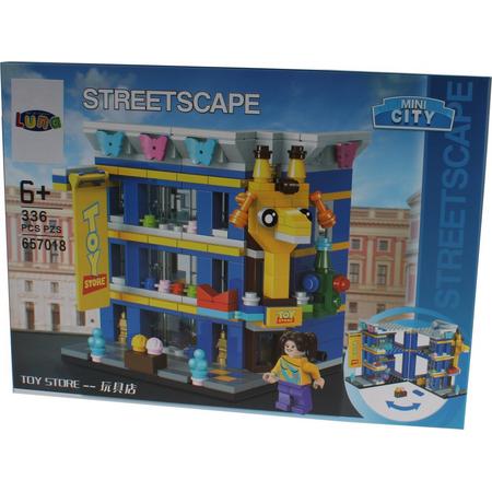Luna Mini City Streetscape Toy Store Bouwset 336-delig (657018)