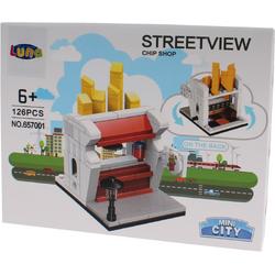 Luna Mini City Streetview Chip Shop Bouwset 126-delig (657001)