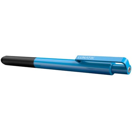 LunaTik Touch Pen Polymer Stylus en Pen Cyan