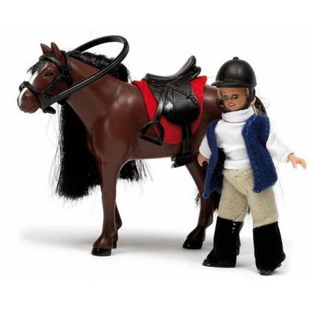 Lundby popenhuis Smaland meisje met paard