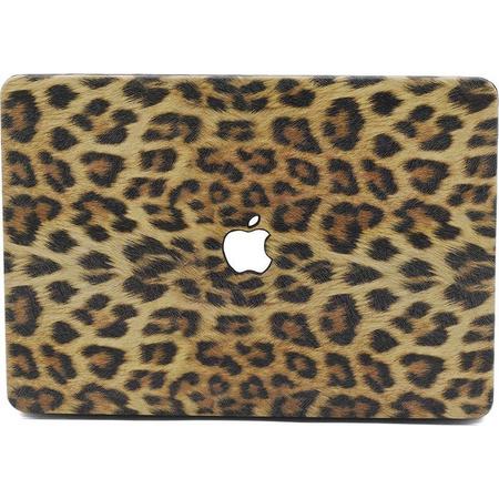 Lunso - cover hoes - MacBook Air 13 inch (2010-2017) - Leopard Pattern Brown