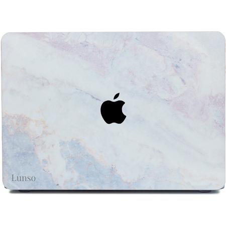 Lunso - cover hoes - MacBook Air 13 inch (2018) - Marble Brees