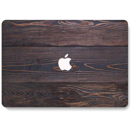 Lunso - cover hoes - MacBook Air 13 inch - Houtlook planken