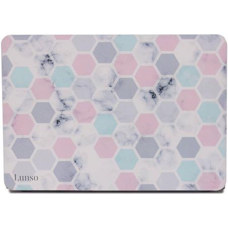 Lunso - cover hoes - MacBook Air 13 inch - Marble Mosaic Rhys