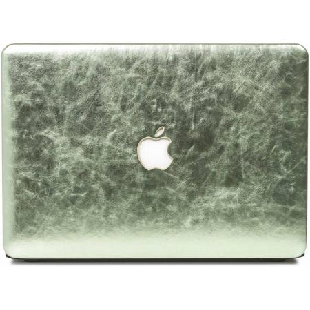 Lunso - cover hoes - MacBook Pro 13 inch (2016-2018) - shiny leer groen