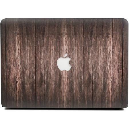 Lunso - cover hoes - MacBook Pro 13 inch (2016-2020) - Houtlook Bruin