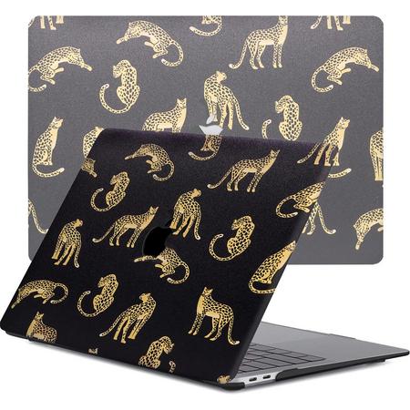 Lunso - cover hoes - MacBook Pro 13 inch (2020) - Leopard Black