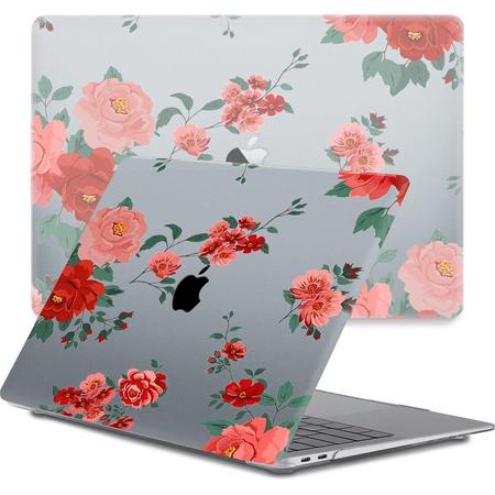 Lunso - cover hoes - MacBook Pro 13 inch (2020) - Red Roses