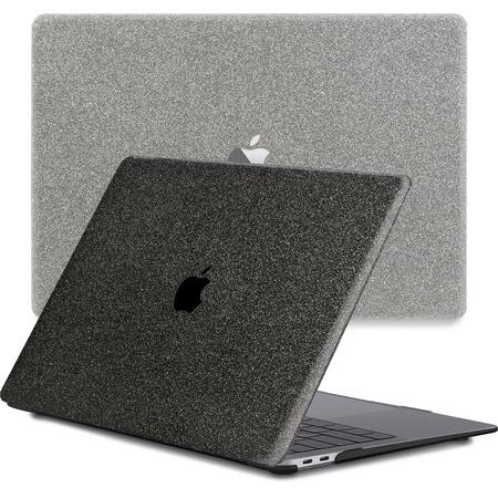 Lunso - cover hoes - MacBook Pro 16 inch - Glitter Zwart