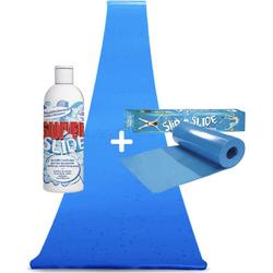 Mara Waterglijmat - Waterglijbaan - Slide and Splash - Glijmat - Watermat - Voor Buiten - Inclusief Zeep - 10 Meter - Blauw