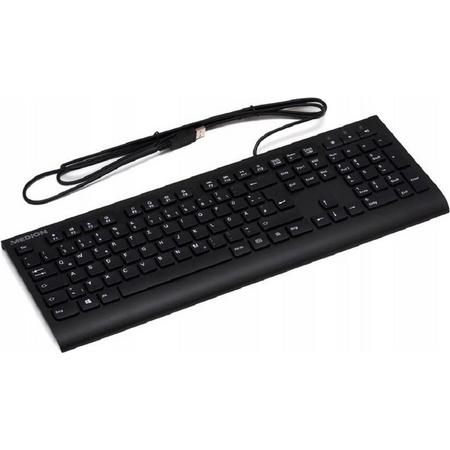 Medion KB313U  Keyboard QWERTy Duits DE 1x USB black
