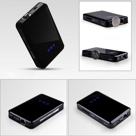 MeLE S3 All-in-One Wireless AP, Network Storage (no disk included!), 2600mAh Battery Power Bank for Android devices, iPhone iPad