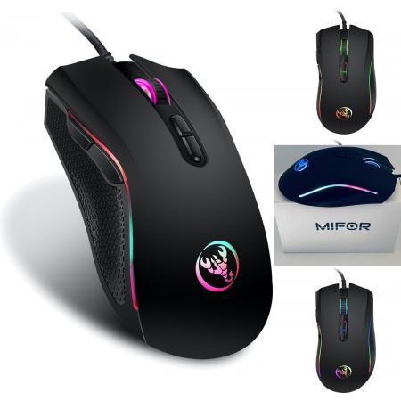 MIFOR® LUXE RGB Gaming Muis - Kleurverandering- Snelle gamers - Gaming mouse MultiColor
