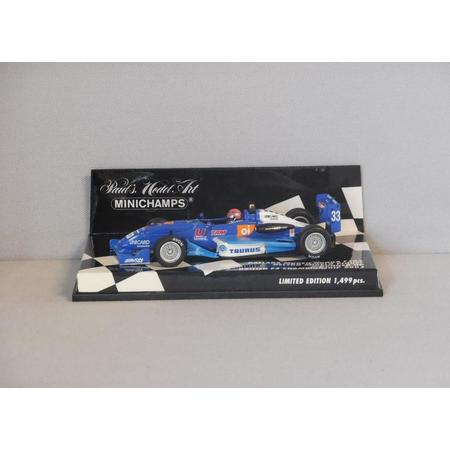 Dallara Mugen Honda F303 N.A. Piquet Runner UP British F3 Championship 1:43 Minichamps Blauw / Wit 400 030333