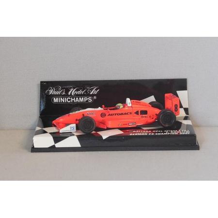 Dallara Opel Spiess F301 T. Kaneishi German F3 Champion 2001 1:43 Minichamps Oranje 400 010308