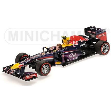 F1 Infiniti Red Bull Racing RB9 M. Webber Final GP Brazilian GP 2013 1:18 Minichamps 110 130102