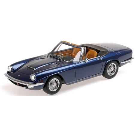 Maserati Mistral Spyder 1964 1:18 Minichamps 107 123431 Blauw