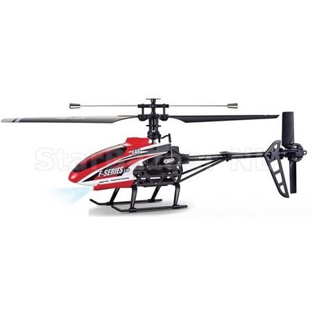 MJX F46C Single Blade 4CH 2.4Ghz RC Helicopter met Camera Rood