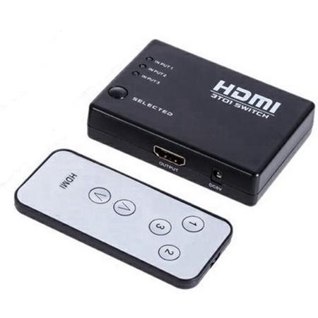 MMOBIEL HDMI 3 in 1 Splitter / Full HD 1080p / 4K Ultra / Incl. Afstandsbediening