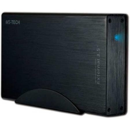 MS-Tech LU-35ES Black HDD/SSD enclosure 8.89 cm (3.5 