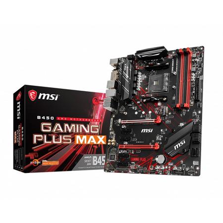 MSI B450 GAMING PLUS MAX moederbord Socket AM4 ATX AMD B450