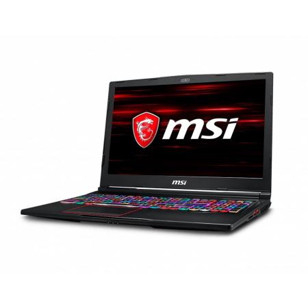 MSI Gaming GE63 9SG-604BE Raider RGB Zwart Notebook 39,6 cm (15.6) 1920 x 1080 Pixels 2,6 GHz 9th gen Intel® Core™ i7 i7-9750H