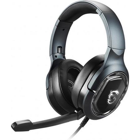 MSI Immerse GH50 - Gaming headset - 7.1 surround sound -  RGB-verlichting - Zwart - MSI