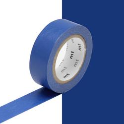 Washi Tape Blauw - 10 meter x 1.5 cm. - MT Masking Tape Ruri
