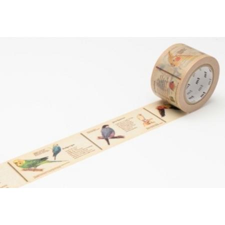MT Masking tape encyclopedia bird - Washi tape met vogels