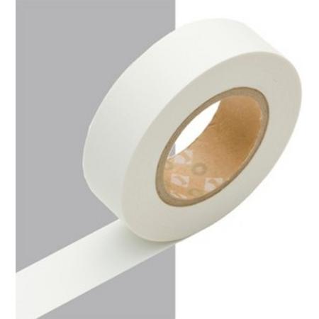 MT Masking tape wit - Washi tape matte white - 10 meter x 1,5 cm.