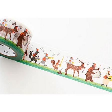 Washi Tape - Drum and fife band - MT Masking Tape - 3 cm x 10 meter