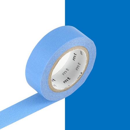 Washi Tape Blue - 10 meter x 1,5 cm. - MT Masking Tape Blauw