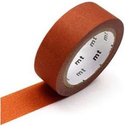 Washi Tape Burnt Orange - 1,5 cm x 7 meter - MT Masking Tape