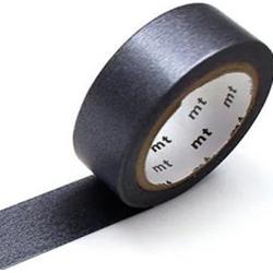 Washi Tape Grijs met Glans - MT masking tape, 7m series: gunmetallic (high brightness)