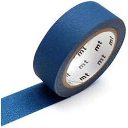 Washi Tape Matte Duck Blue - 1,5 cm x 7 meter - MT Masking Tape - Blauw plakband