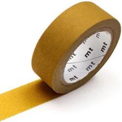 Washi Tape Matte Mustard - 1,5 cm x 7 meter - MT Masking Tape