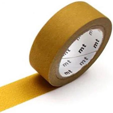 Washi Tape Matte Mustard - 1,5 cm x 7 meter - MT Masking Tape