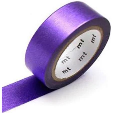 Washi Tape Paars met Glans - MT masking tape, 7m series: purple (high brightness)